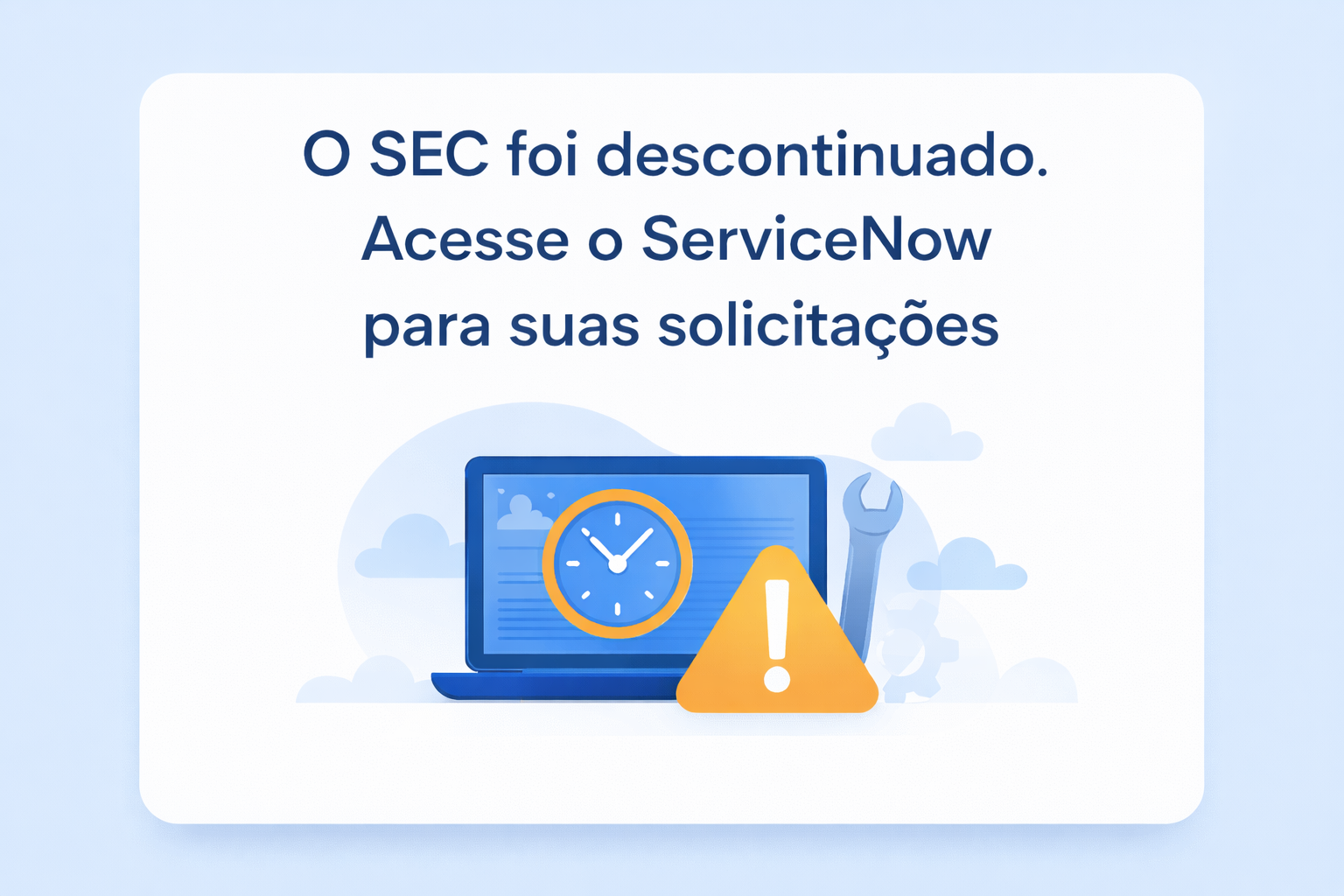 Página em Manutenção